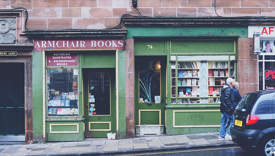 Armchair Books shopfront